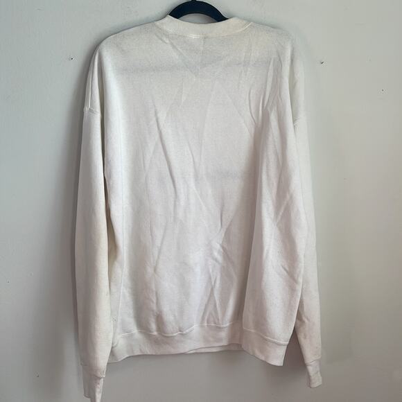 Vintage Embroidered New York City Big Apple skyline crewneck sweatshirt sz XL - Picture 7 of 8